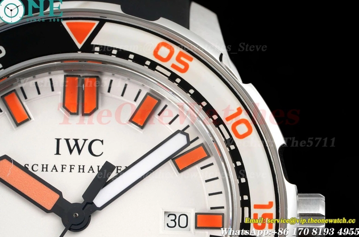 44mm  Wht SS Aquatimer A2892 JVSF RU Org Dial IW356807 0523